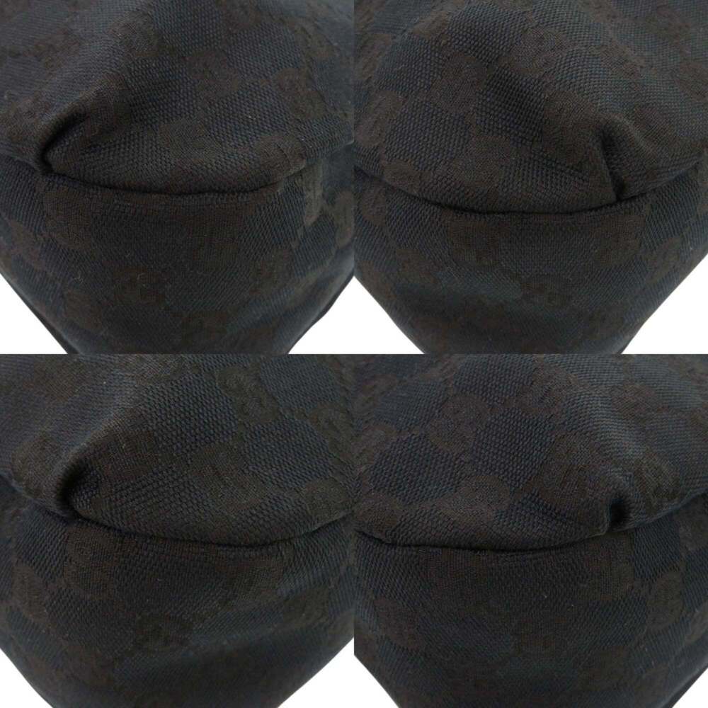 GUCCI Authentic Black Leather Shoulder Bag - Picture 5 of 10